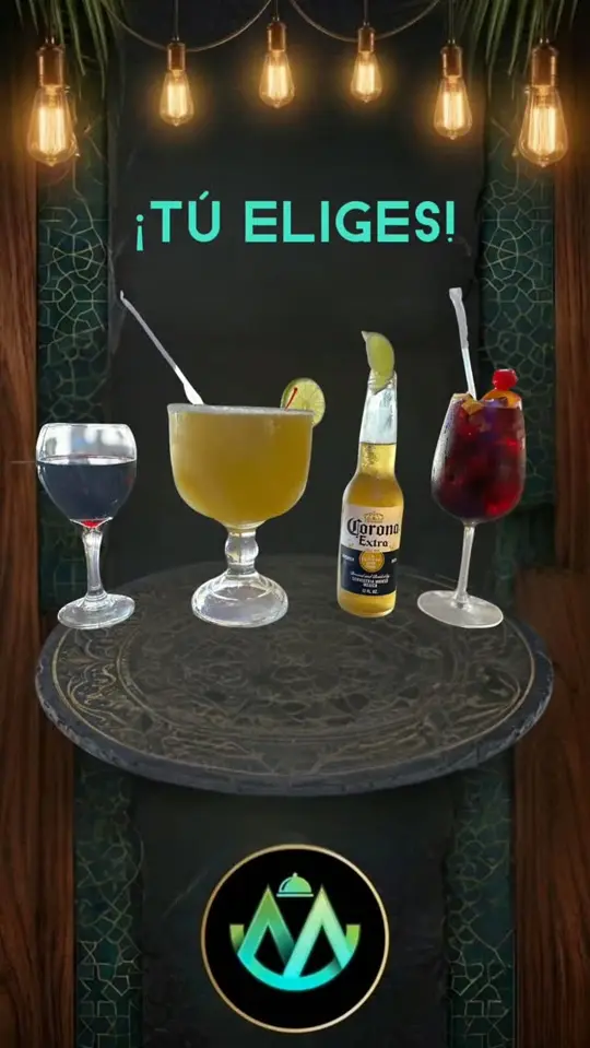 Monserrate Restaurant Bar and Grill in Tampa showing cocktail, sangria; cocktail, margarita; drink, wine; drink, beer, video by Monserrate Restaurant on Facebook