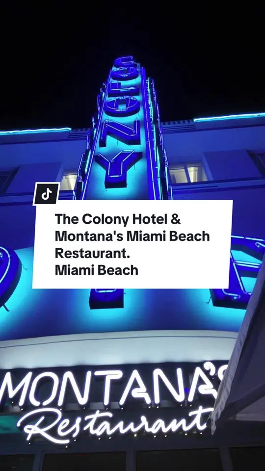 Montana's Miami Beach in Miami Beach showing restaurant, atmosphere, visit, video by rockseventeen on TikTok