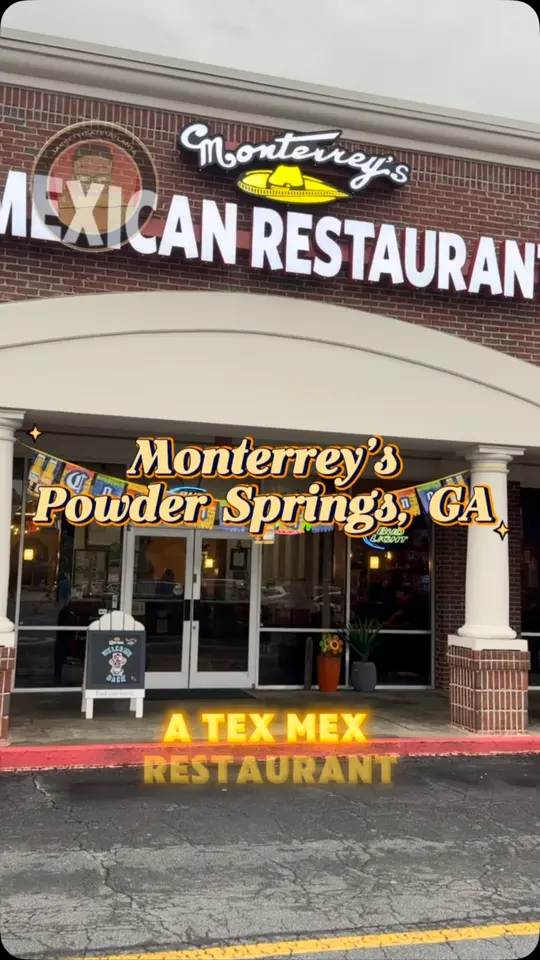 Monterrey's Mexican Restaurant in Powder Springs showing review, visit, video by Jarrett Milton on Facebook