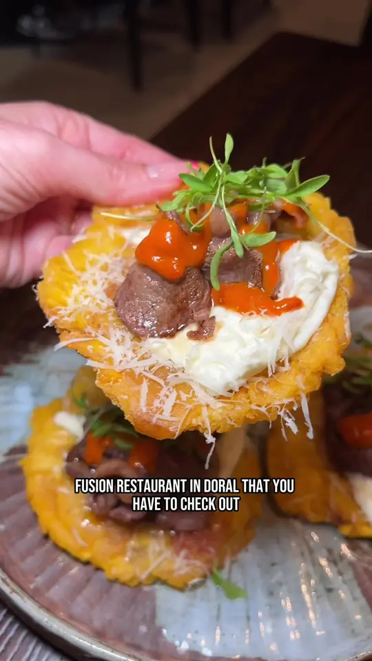 Mordisco Miami in Doral showing restaurant, visit, video by eatandbehappy_ on TikTok