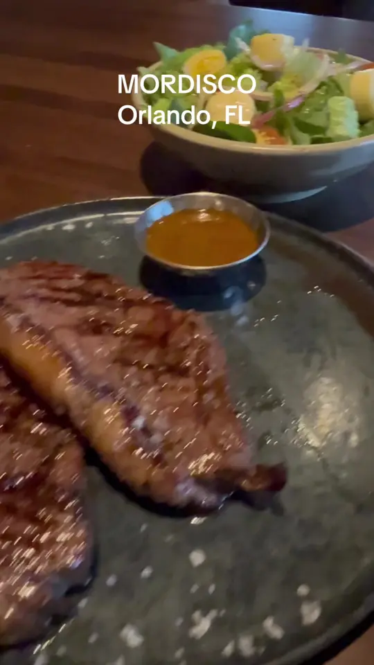 Mordisco Steakhouse in Orlando showing restaurant, steak, visit, video by phnorman4 on TikTok