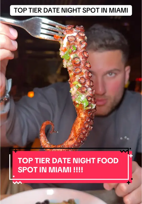 Morgans Restaurant in Miami showing food, date night, video by mikeiseating on TikTok