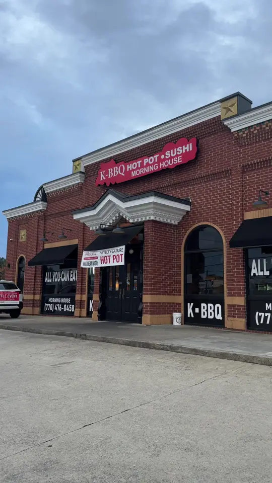 Morning House Korean BBQ in Duluth showing korean bbq, hot pot, sushi, food review, video by thetastytiger on TikTok
