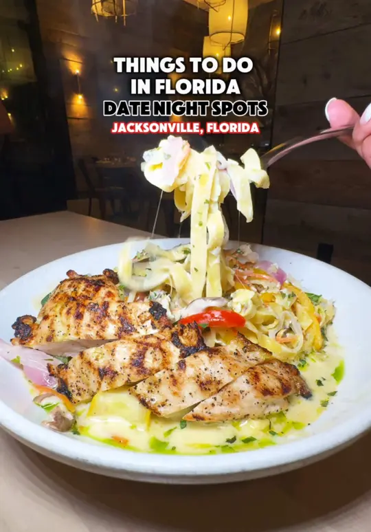 Morton's The Steakhouse in Jacksonville showing restaurant, steakhouse, video by laurynxtravels on TikTok
