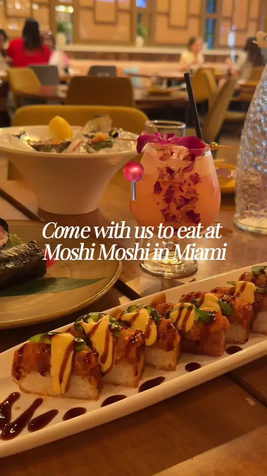 Moshi Moshi Miami Beach in Miami Beach showing review, visit, video by rosellaspicks on TikTok
