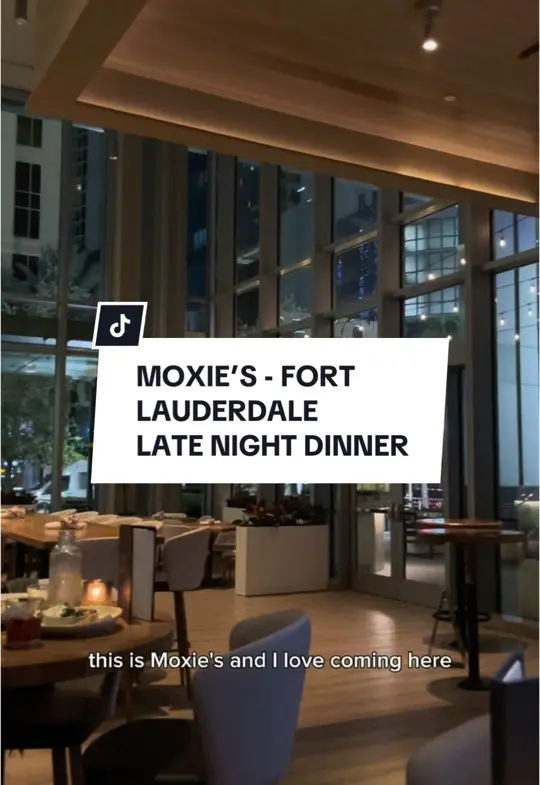 Moxies in Fort Lauderdale showing review, visit, food, sticky toffee pudding, dessert, video by innythefoodie on TikTok