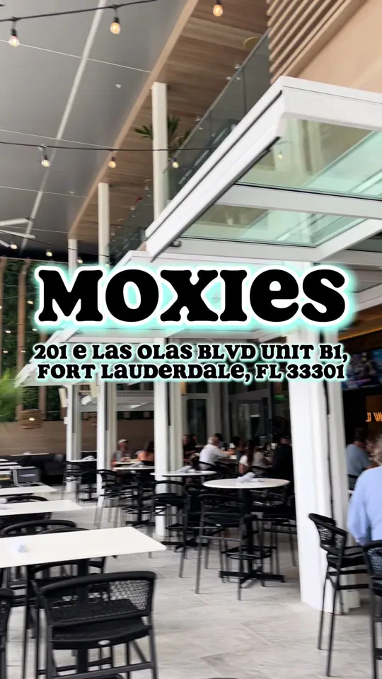Moxies in Fort Lauderdale showing happy hour, bar hopping, visit, video by sk8natethefoodie on TikTok