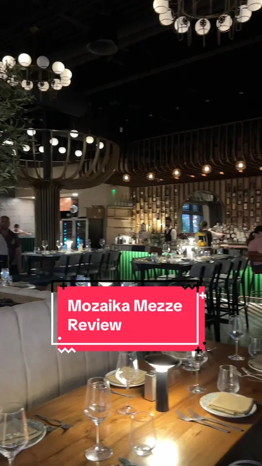 Mozaika Mezze in Alpharetta showing restaurant review, mediterranean food, video by kendalltaytay on TikTok