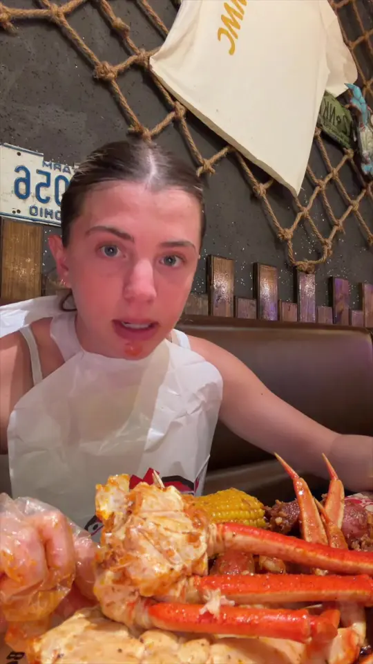 Mr. & Mrs. Crab on TikTok, video by korinasayegh