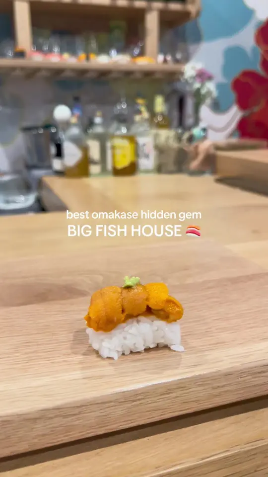 Mr. Omakase in Miami showing omakase, sushi, video by celinerrzz on TikTok
