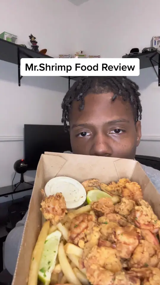 Mr. Shrimp Chicken & Seafood in West Palm Beach showing food review, fried shrimp, cajun food, video by iambrianspells on TikTok