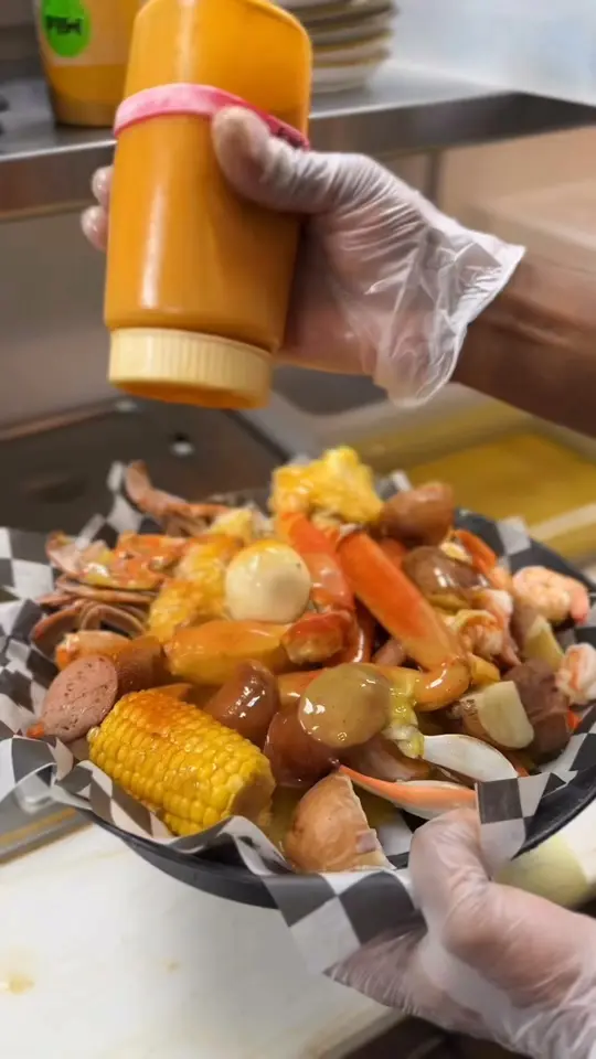 Mr. Shuck's Seafood in Brunswick showing restaurant, atmosphere, video by Mr. Shuck’s Seafood on Facebook