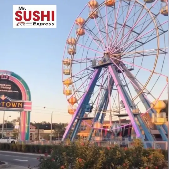 Mr Sushi Express in Kissimmee showing location, address, menu items, sushi, bobba tea, ramen, poke bowls, nigiri, sashimi, video by Mr Sushi Express on Facebook