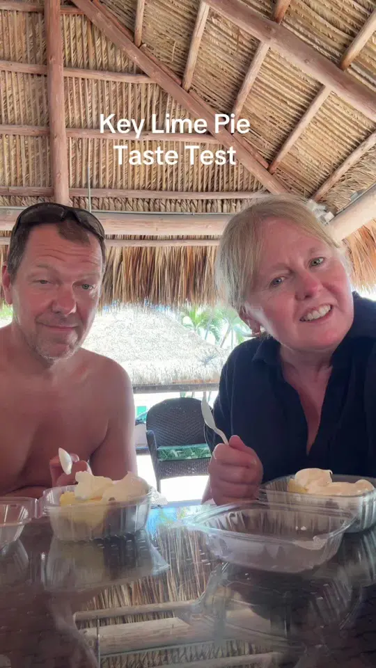 Mrs Macs Kitchen in Key Largo showing food, key lime pie, video by staceyhavingfun on TikTok