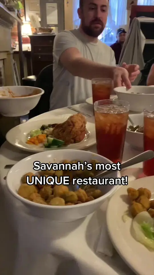 Mrs. Wilkes Dining Room in Savannah showing restaurant, lunch, video by touristtolocal on TikTok