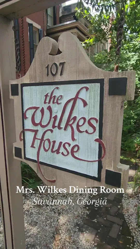 Mrs. Wilkes Dining Room in Savannah showing restaurant visit, southern cooking, hospitality, food review, video by the.savannah.lady on TikTok