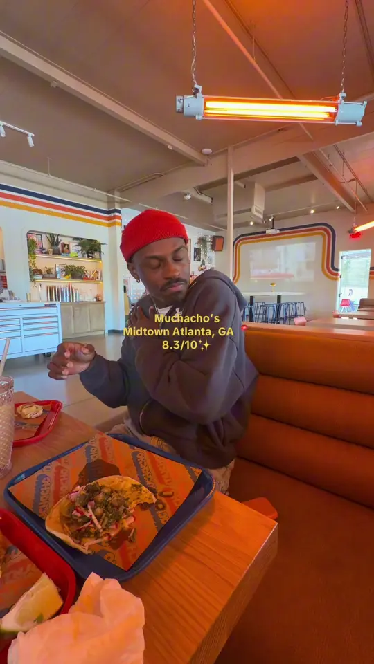 Muchacho in Atlanta showing review, visit, video by mayabynoe on TikTok