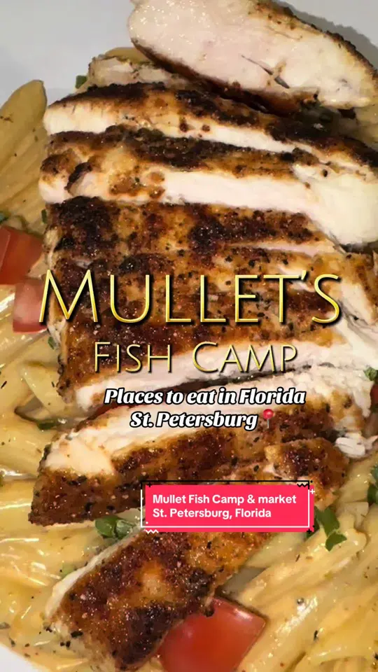 Mullet's Fish Camp on TikTok, video by ntashahall
