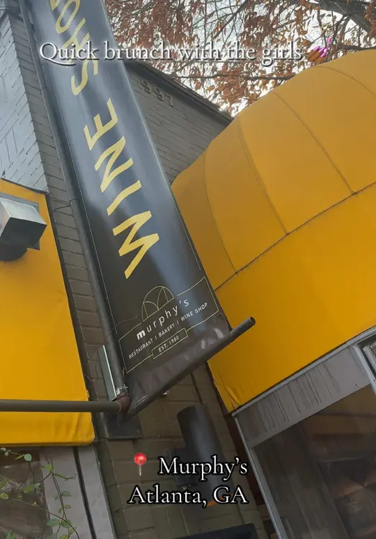 Murphy's Restaurant in Atlanta showing brunch, visit, video by iamsincerelydre on TikTok