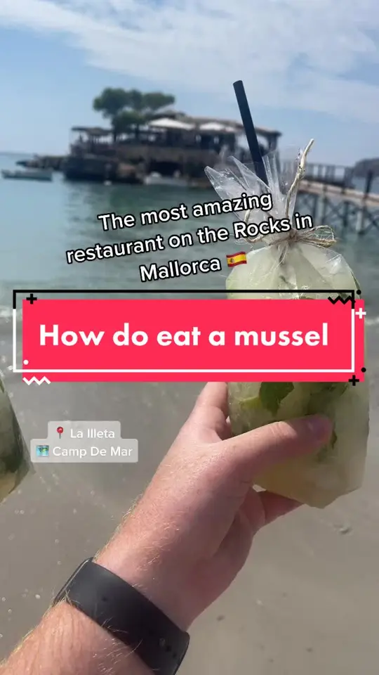 Mussel Beach in Delray Beach showing seafood, mussels, prawns, calamari, squid, video by eatingwithtod on TikTok