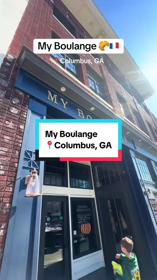 My Boulánge & Tower Pizza in Columbus showing pizza, pastries, sandwiches, coffee, wine, beer, video by mandy_vega on TikTok