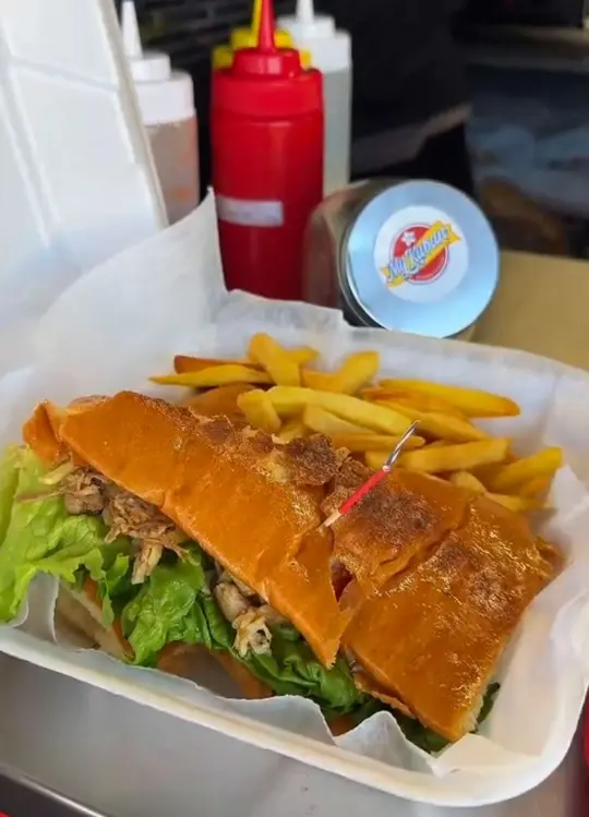 My Kuban in Bradenton showing food, fries / food, steak / food, falafel / food, pasta / food, curry / food, salad, video by mykubans on TikTok