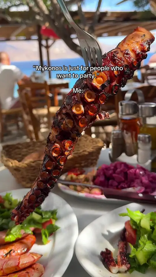 Mykonos Kitchen and Bar in Sunny Isles Beach showing review, visit, video by thechewreview on TikTok