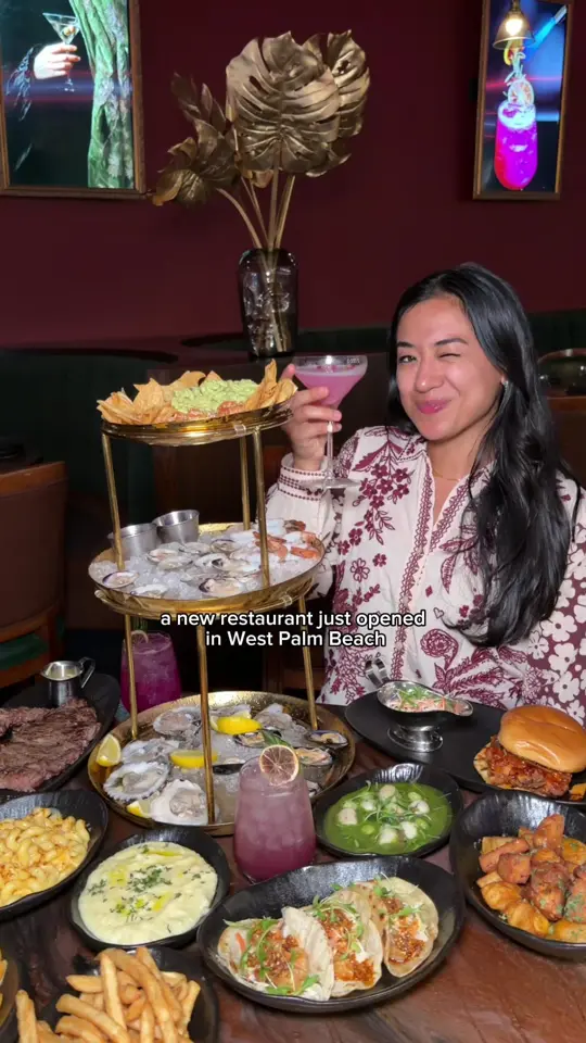Mystic Table in West Palm Beach showing happy hour, steaks, video by explorewithgg on TikTok