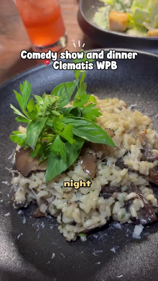 Mystic Table WPB in West Palm Beach showing comedy show, dinner, video by chefitupwithlani on TikTok