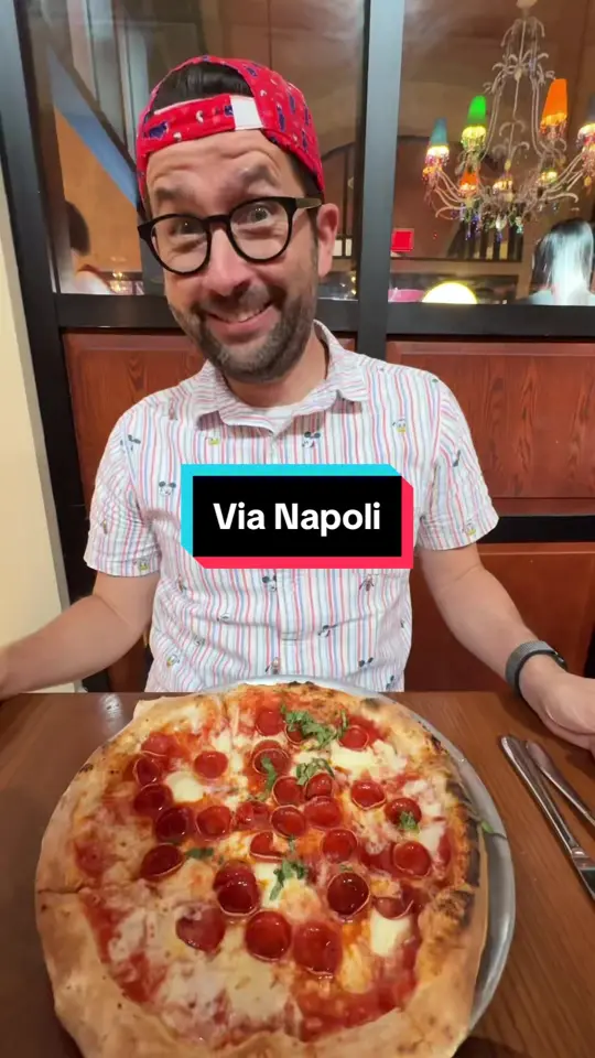 Napoli Italian Pizzeria in Orlando showing pizza, italian food, video by matthungryagain on TikTok