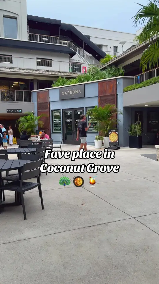 Narbona Coconut Grove in Miami showing restaurant, visit, video by ihearthands_ on TikTok