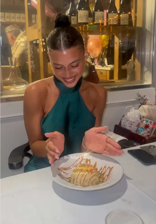 Narbona Coconut Grove in Miami showing review, visit, video by denise.rodri on TikTok