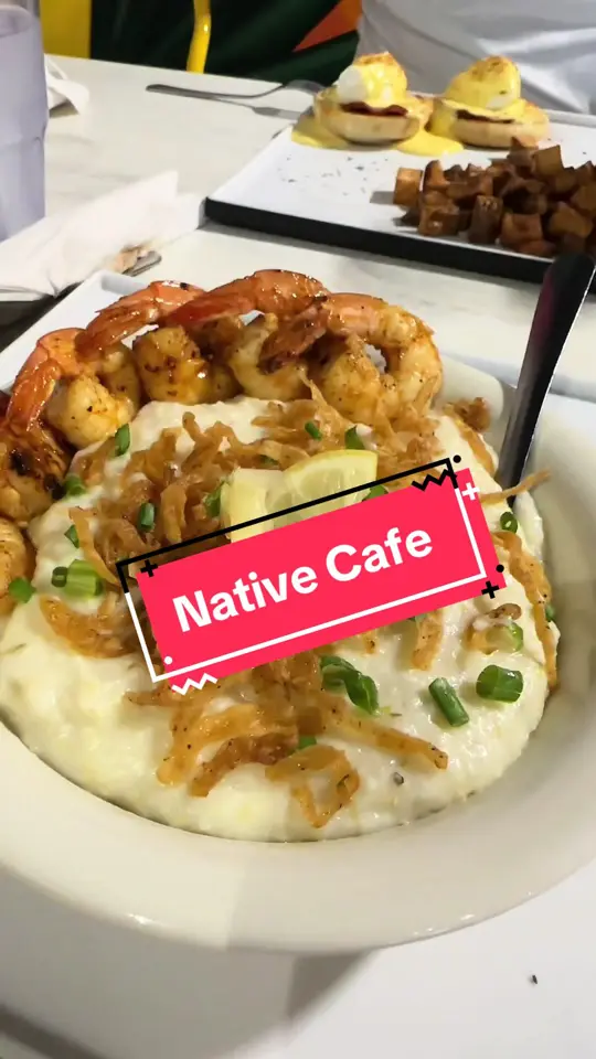 Native Cafe in Pensacola Beach showing brunch, native cafe, video by grammy_graham on TikTok