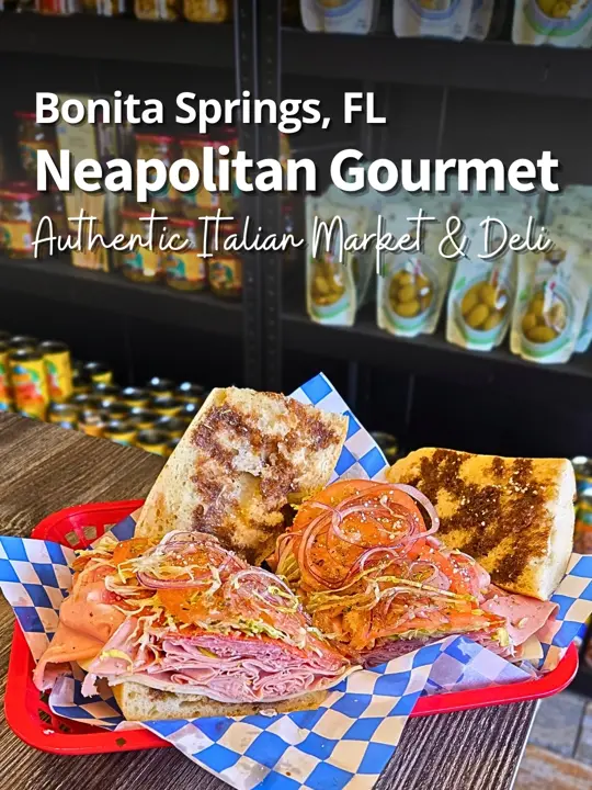 Neapolitan Gourmet in Naples showing food, italian hero sandwich, video by swflfoodjunkie on TikTok