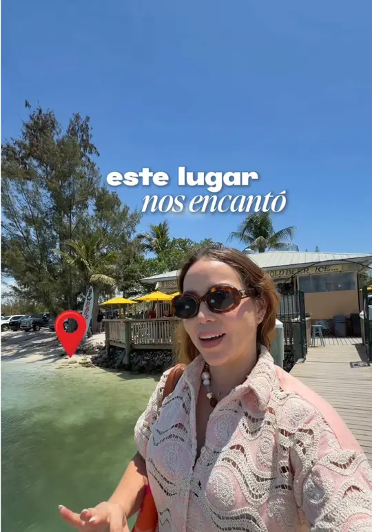  in Florida showing restaurant visit, waterfront view, bacon cheese burger, fish & chips, fish sandwich, video by dianalinaresz on TikTok