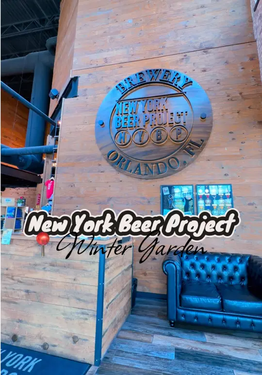 New York Beer Project in Winter Garden showing visit, brewery, atmosphere, video by saavagesara on TikTok