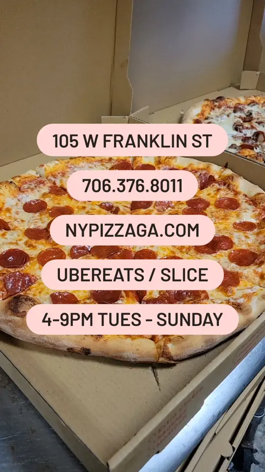New York Pizza in Hartwell showing pizza, video by New York Pizza - (Hartwell, GA) on Facebook