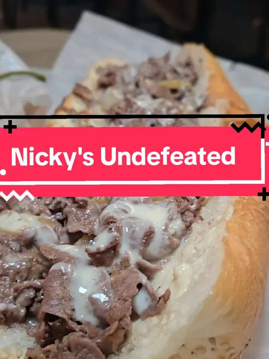 Nicky's Undefeated (Cheesesteaks & Hoagies) in Tucker showing food, italian sub, video by antlantaeats on TikTok