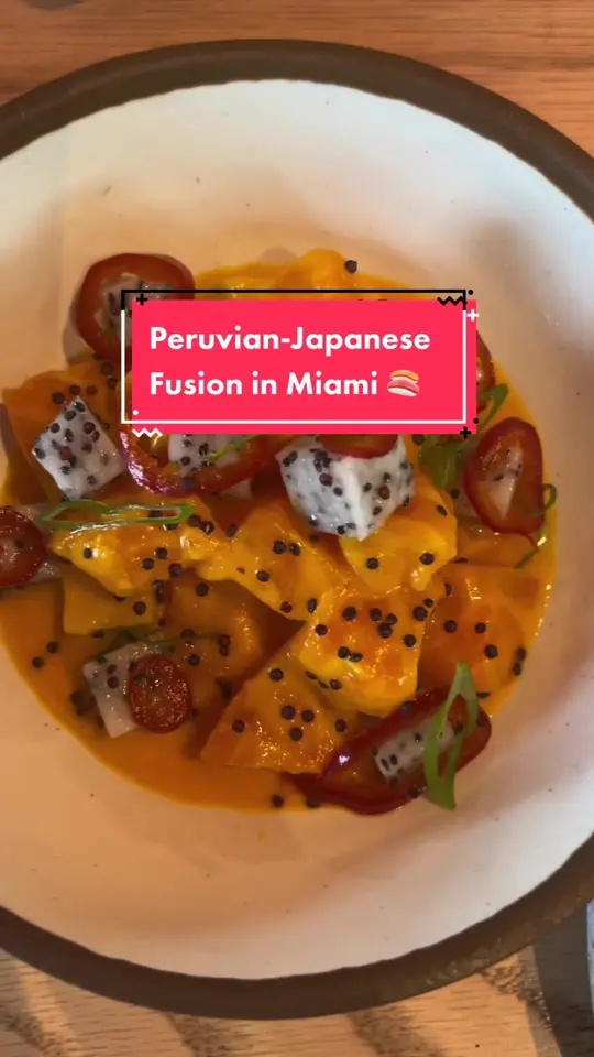 Nikkei Miami in Miami showing food, sushi, cake, mac and cheese, visit, video by travelingwithcva on TikTok