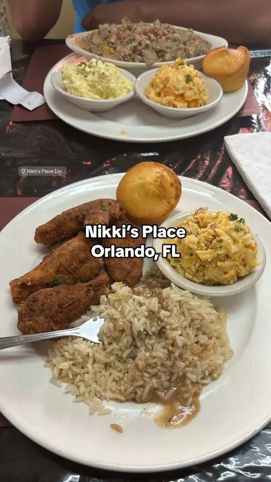 Nikki's Place in Orlando showing review, visit, video by laurenashley_000 on TikTok