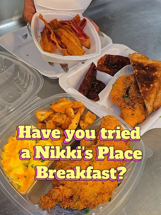 Nikki's Place in Orlando showing soul food, southern cooking, restaurant visit, video by nikkisplaceinc99 on TikTok