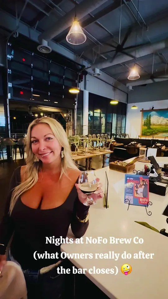 NoFo Brew Co in Cumming showing visit, craft beer, craft spirits, video by bryanandshannon on TikTok