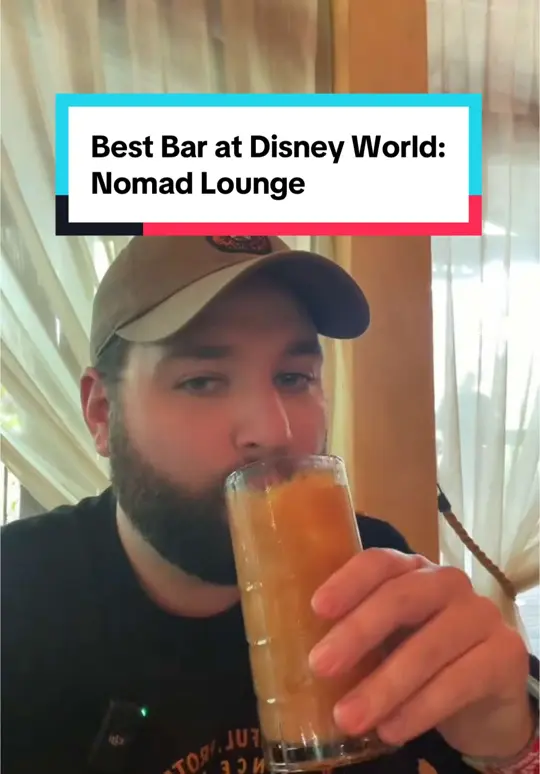 Nomad Lounge in Lake Buena Vista showing visit, bar, video by benny_the_cab on TikTok