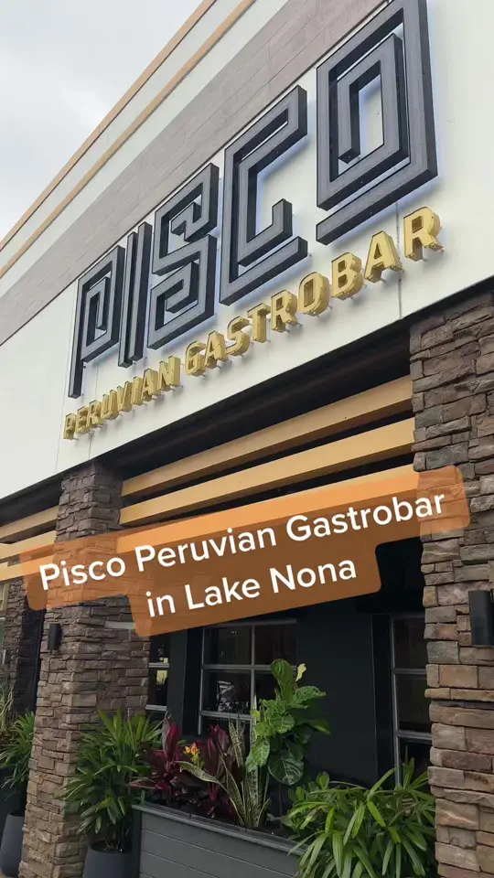 Nona Social Bar & Kitchen in Orlando showing restaurant opening, pisco peruvian gastrobar, lake nona social private members club, video by lakenonasocial on TikTok