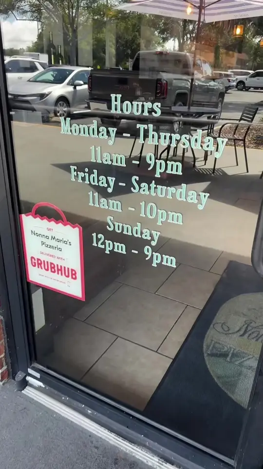 Nonna Maria's Pizzeria in Debary showing pizza, italian food, new york-style pizza, dine-in experience, takeout, video by nonnamariasdebary on TikTok