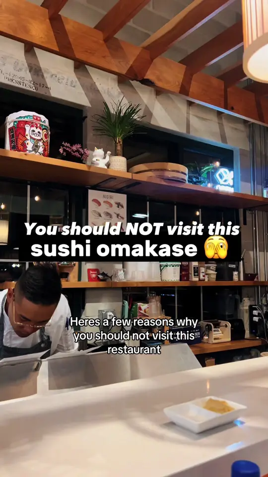 Norigami FL in Winter Garden showing review, sushi tasting, omakase, video by beercutieandfoodie on TikTok