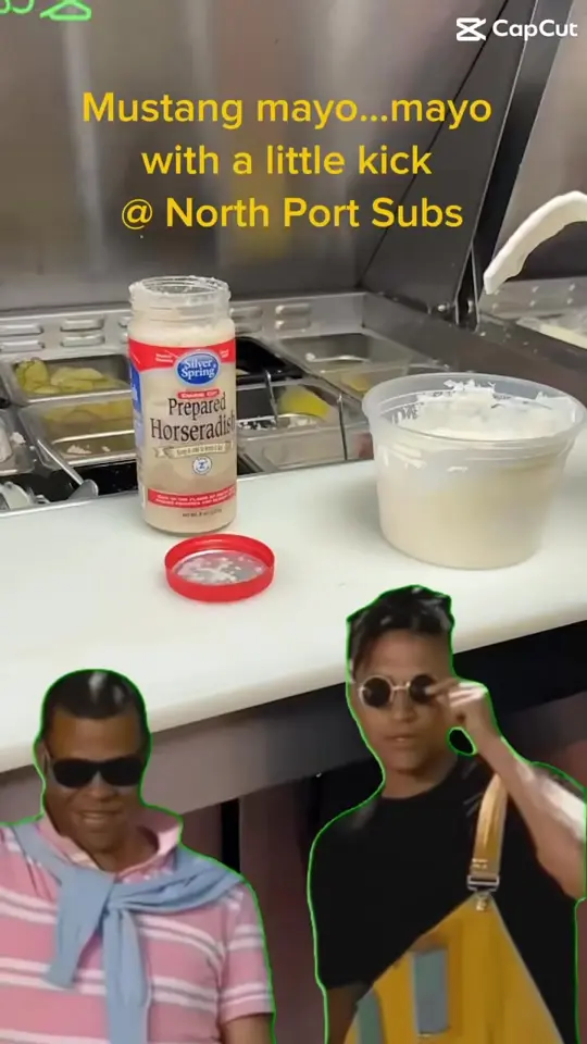 North Port Subs in North Port showing food, mustard mayo, video by North Port Subs on Facebook