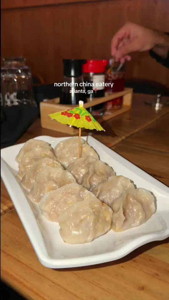 Northern China Eatery in Doraville showing food, halal chicken, video by tasteatl on TikTok