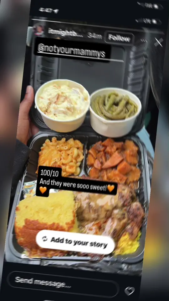 Not Your Mammy's Soulfood & BBQ in Gainesville showing review, soulfood, video by notyourmammys2 on TikTok