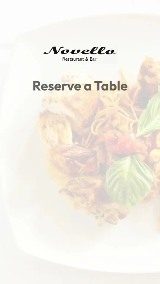Novello Restaurant & Bar in Boca Raton showing italian cuisine, atmosphere, video by Novello Restaurant & Bar on Facebook
